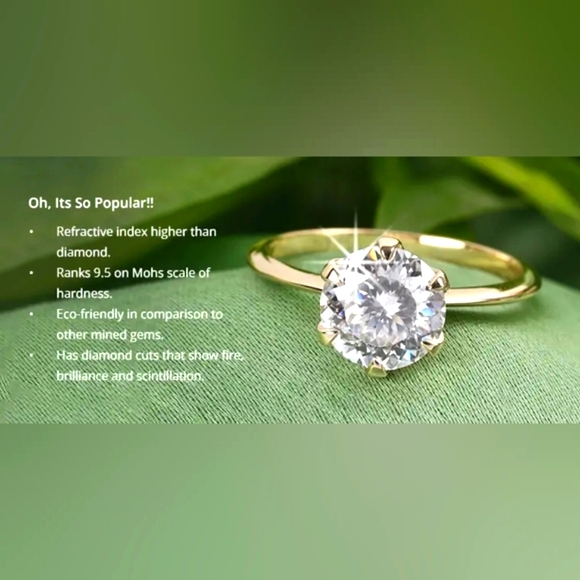 NWT 💎 MOISSANITE 'TOI ET MOI' DIAMOND 💎 PLATINUM OVER STERLING SILVER NECKLACE - Picture 10 of 10